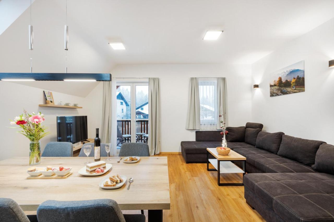 Chic Apartments With Balcony And Spa In Mojstrana Zewnętrze zdjęcie